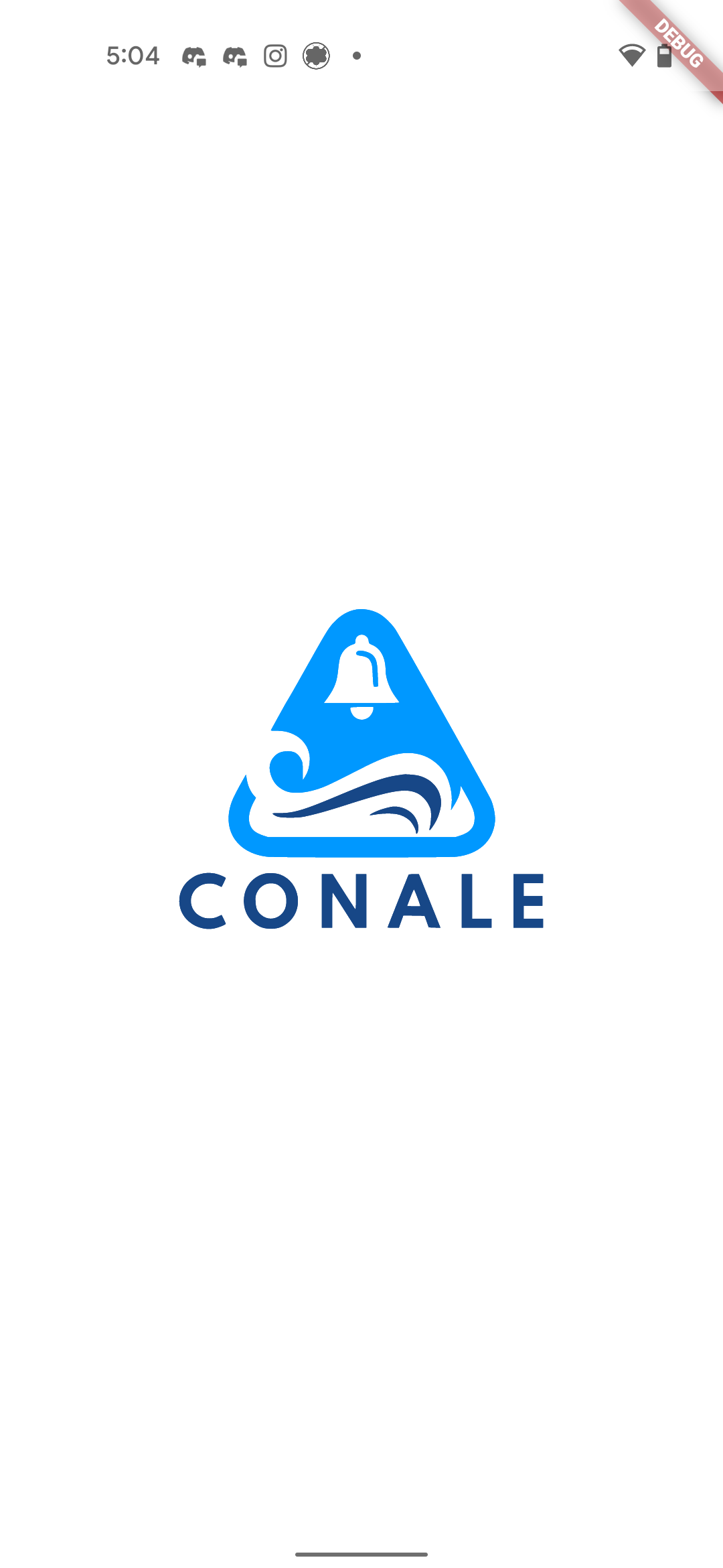 Conale app splash screen.